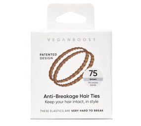 Veganboost Anti-Breakage Hair ties Brown Veganboost Anti-Breakage Hair ties Brown