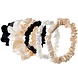 Veganboost Satin Scrunchies 3 small 3 big - 6pcs