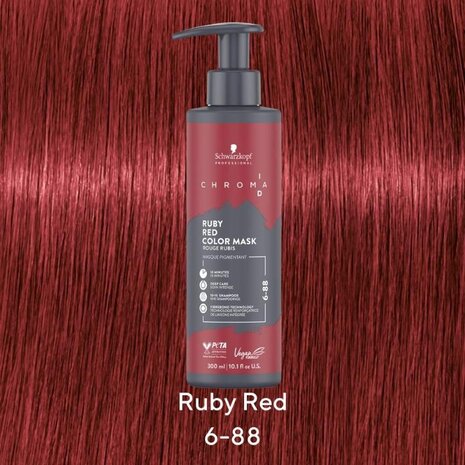 Schwarzkopf Chroma ID 6-88 Ruby Red  Color Mask - 300ml