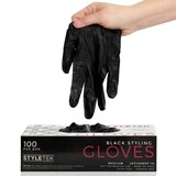 Styletek Vinyl Handschoenen - Zwart Styletek Vinyl Handschoenen - Zwart