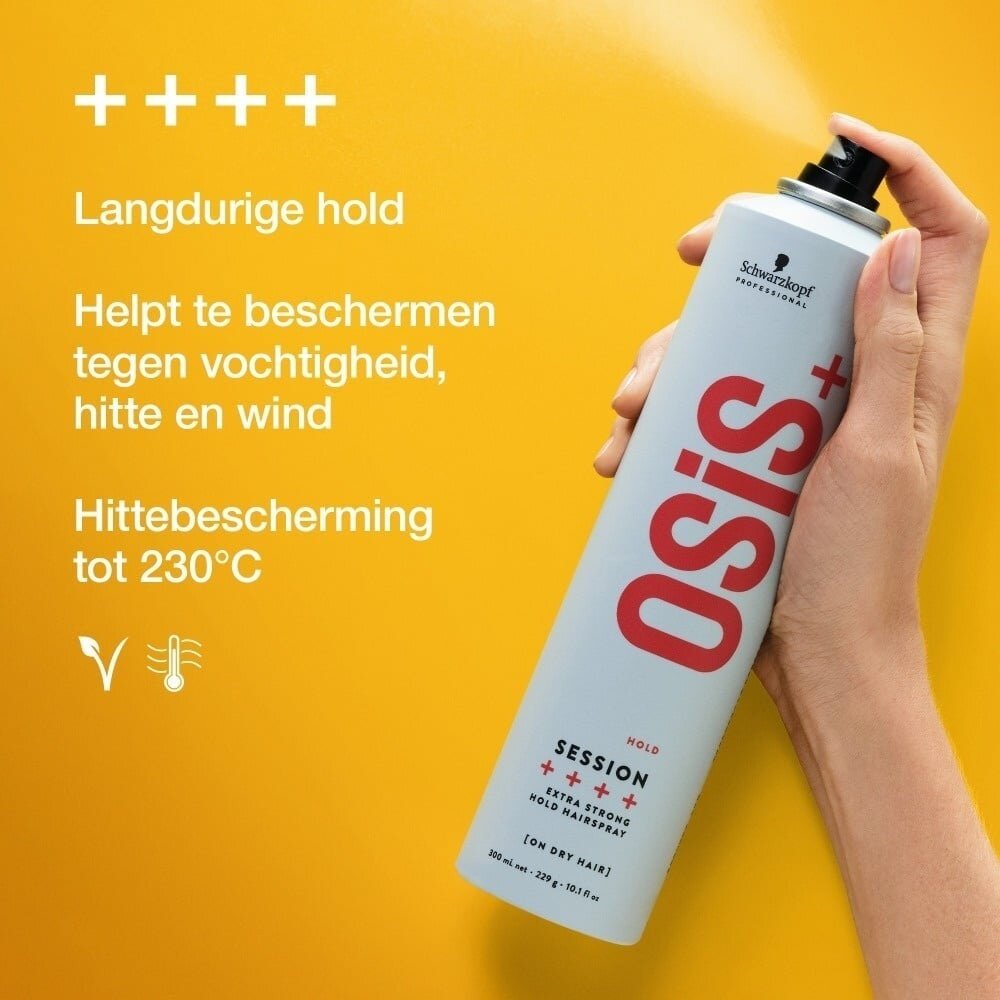 Schwarzkopf OSiS+ Hold Session Extra Strong Hold Hairspray