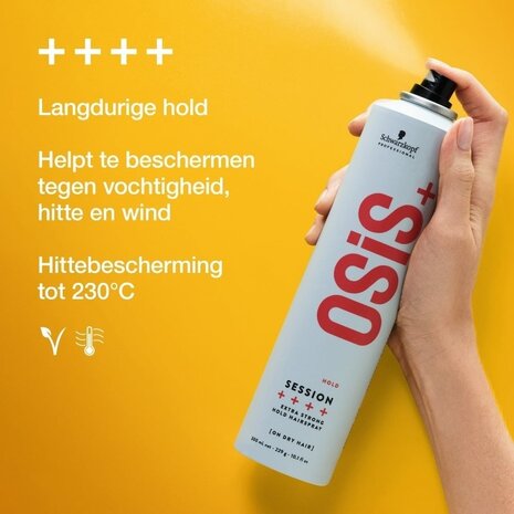 Schwarzkopf OSiS+ Hold Session Extra Strong Hold Hairspray