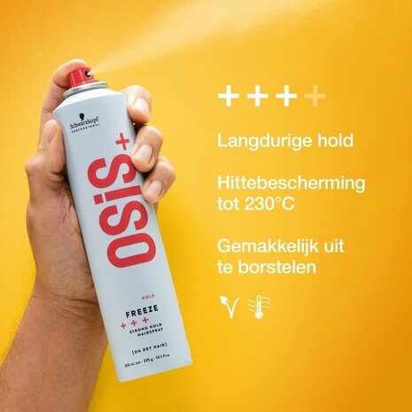Schwarzkopf OSiS+ Hold Freeze Strong Hold Hairspray