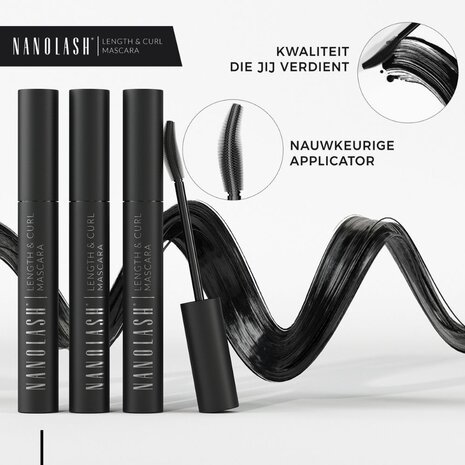 Nanolash Length & Curl Mascara - 10ml