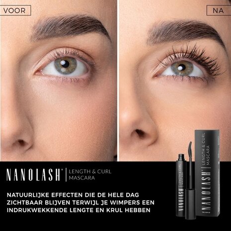 Nanolash Length & Curl Mascara - 10ml