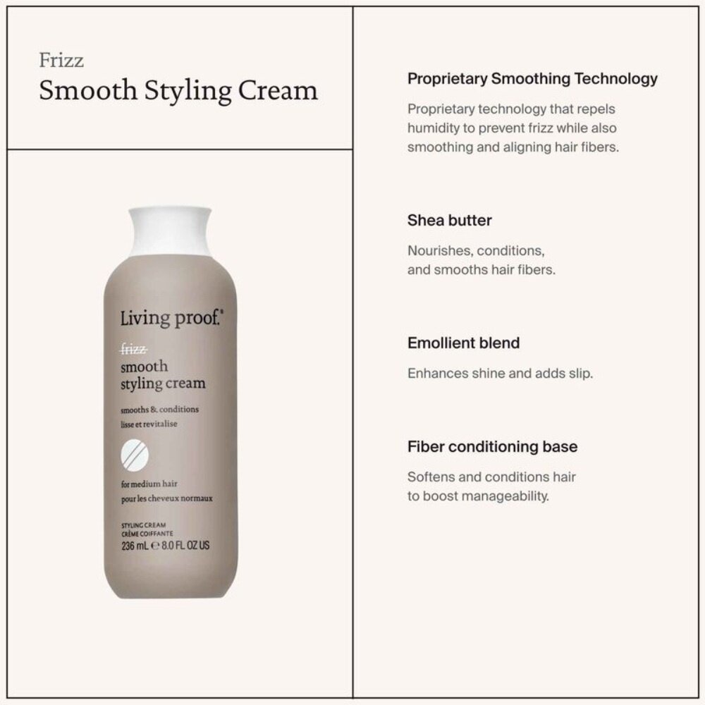 No Frizz Smooth Styling Cream - 236ml