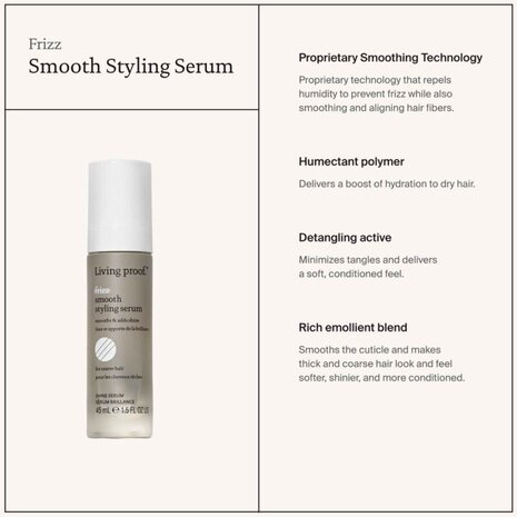 No Frizz Smooth Styling Serum - 45ml