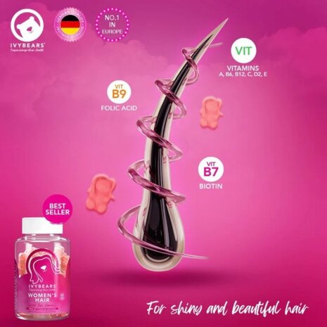 Hair Vitamins voor Vrouwen - 60st