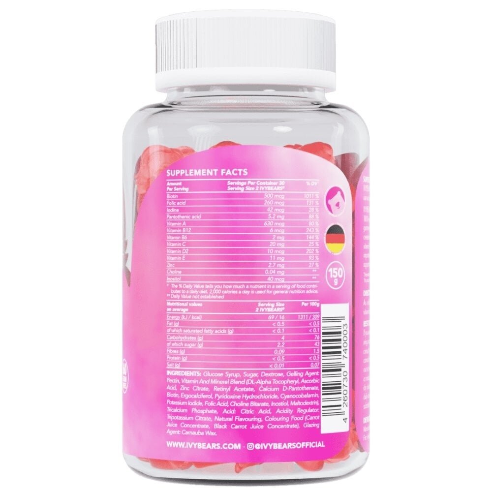 Hair Vitamins voor Vrouwen - 60st