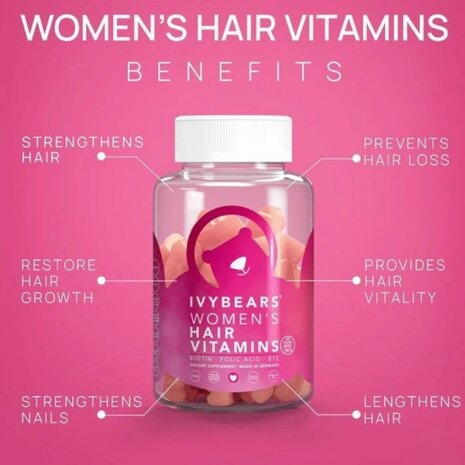 Hair Vitamins voor Vrouwen - 60st