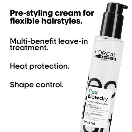 L'Oreal Tecni.ART Flex Blowdry Pre-Styling Crème - 150ml