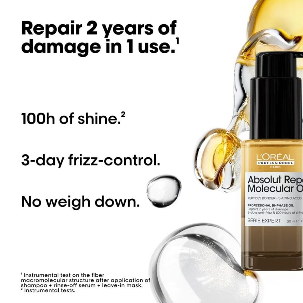 L'Oreal SE Absolut Repair Molecular Bi-Phase Haarolie