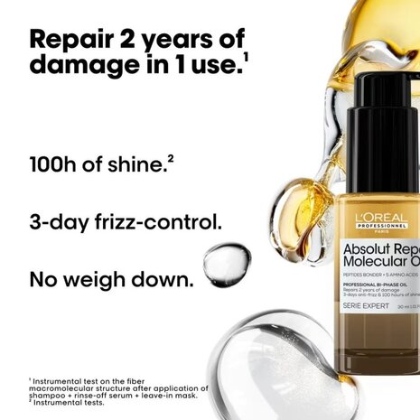 L'Oreal SE Absolut Repair Molecular Bi-Phase Haarolie