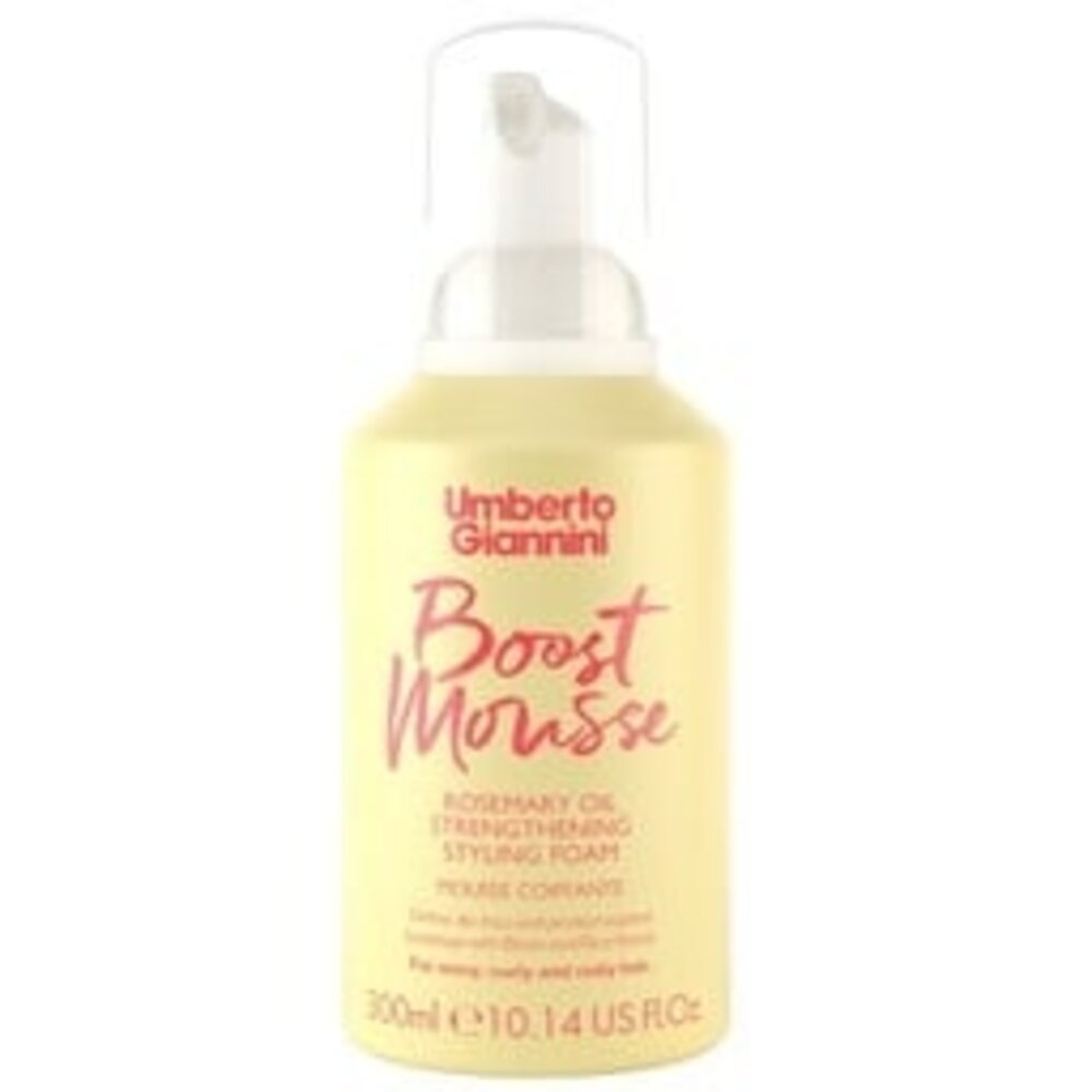 Umberto Giannini Strong Curls Boost Mousse Rosemary Oil Strengthening Styling Foam - 300ml
