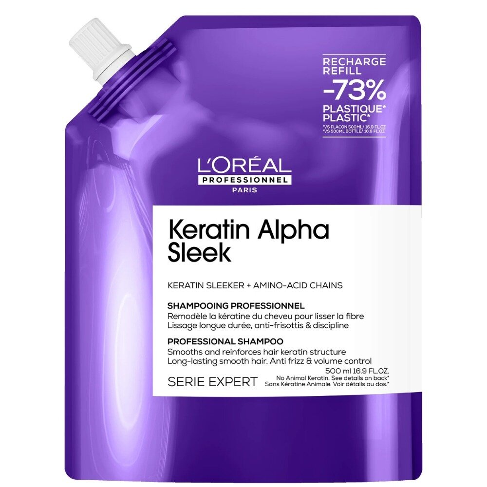 L'Oreal Keratin Alpha Sleek Shampoo