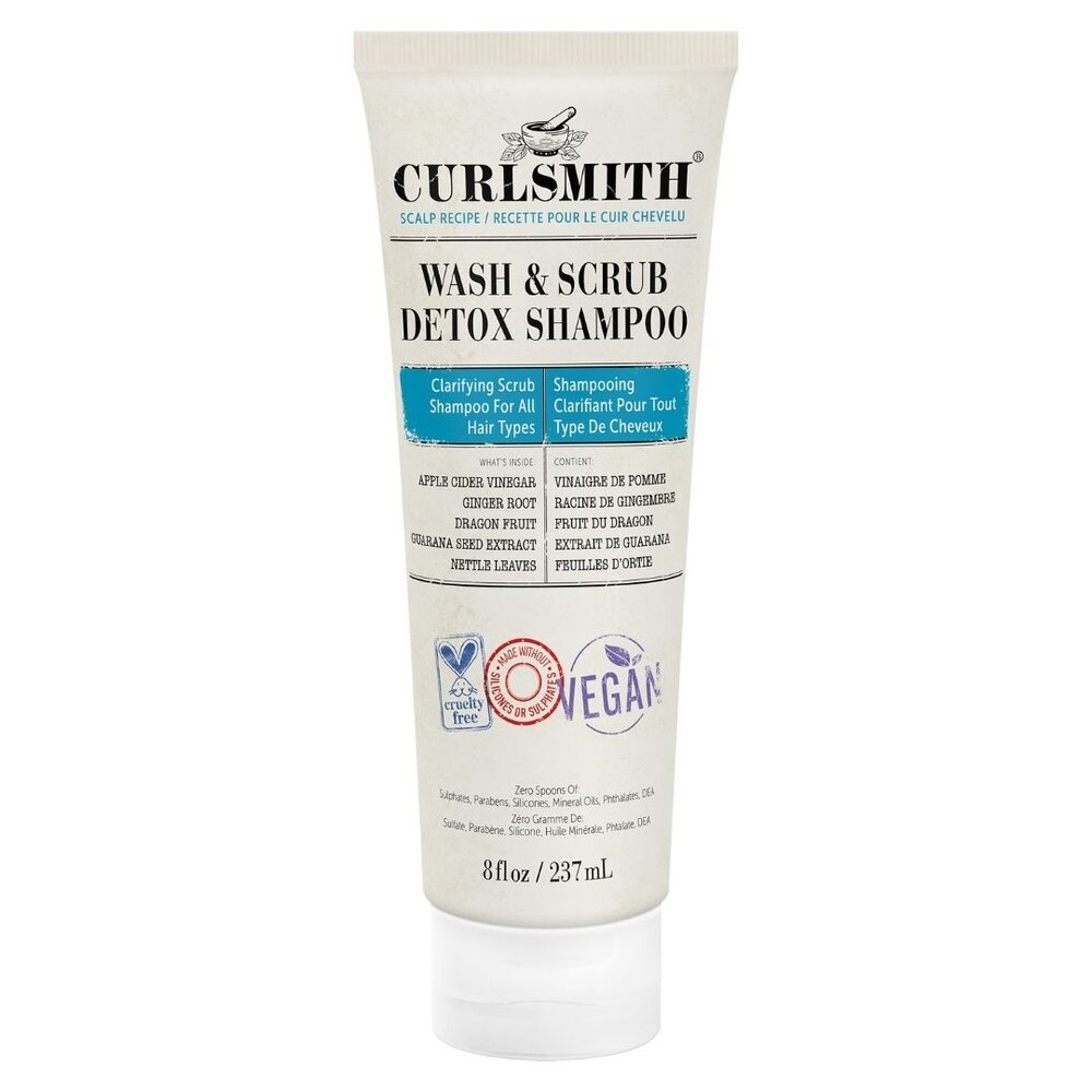 Curlsmith Wash Scrub Detox Shampoo Tube - 237ml
