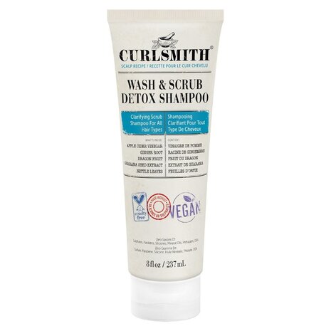Curlsmith Wash Scrub Detox Shampoo Tube - 237ml