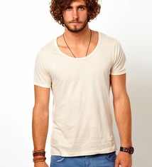 Scotch&Soda T-shirt with bound neck