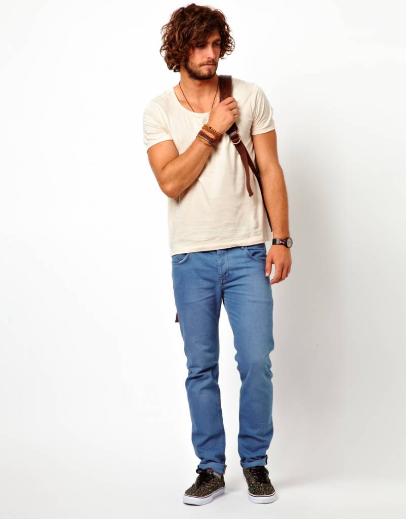 Scotch&Soda T-shirt with bound neck