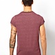 T-shirt with rolled-up sleeves