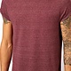 T-shirt with rolled-up sleeves