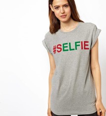 T-shirt with selfie print