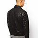 Leather biker jacket