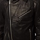 Leather biker jacket