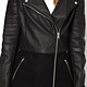 Leather biker jacket