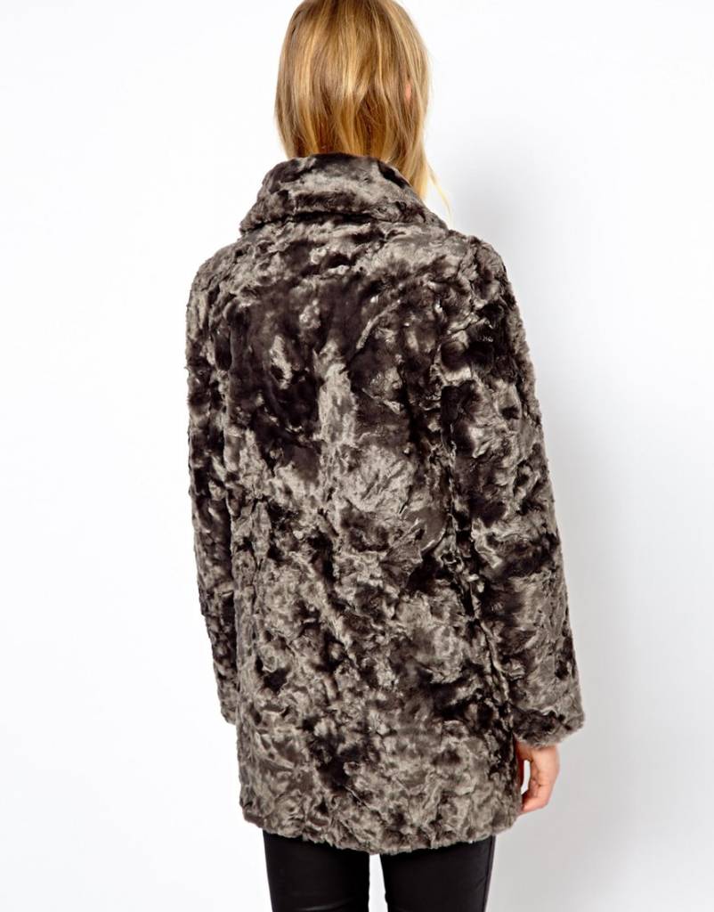 Imitation fur coat