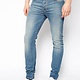 Skinny jeans lichtblauw