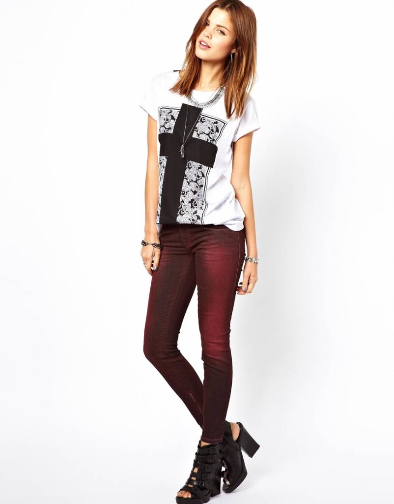 Scotch&Soda Red skinny jeans