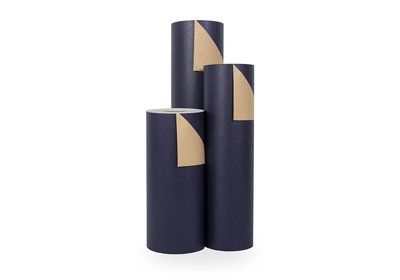 Kadopapier   200 meter uni Donkerblauw