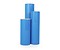 Kadopapier Wit gestreept  125 meter Donkerblauw