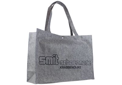 Vilten luxe tas bedrukken