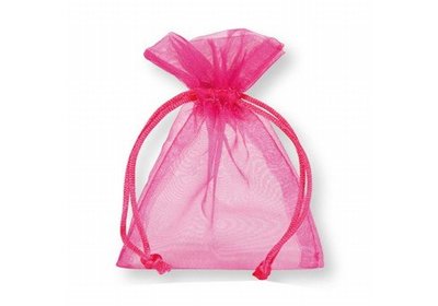 Organza zakjes roze á 50 stuks