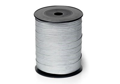 Papierlint Zilver verpakt á 5 rol € 6,84 per stuk