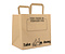 Papieren lus draagtas take away bag Prepared for