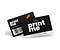 PVC giftcards mat laminaat - Barcode - Wit