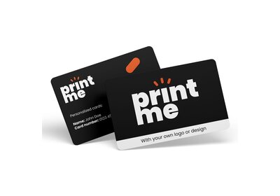 PVC giftcards mat laminaat - Wit bedrukt met u logo vanaf 100 stuks