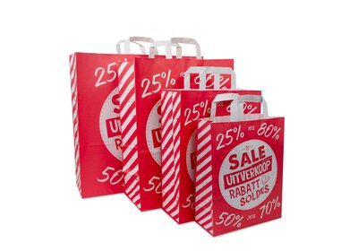 Papieren lus draagtas SALE