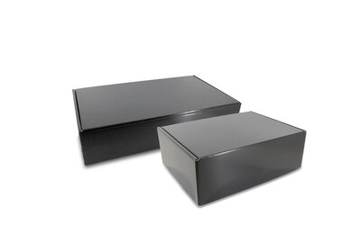 Luxe Kartonnen geschenkdoos  Zwart  vanaf € 2.63 per stuk