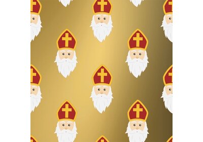 Sinterklaas kadopapier 30 of 50 cm á 200 meter