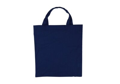 Katoenen Tassen Zwart met korte lussen verpakt á 250 stuks