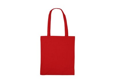 Katoenen Tassen Rood met lange lussen verpakt á 250 stuks
