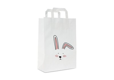 Pasen papieren draagtassen - Rabbit