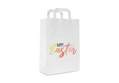 Pasen papieren draagtassen - Happy Easter