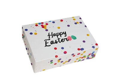 Confetti magneetdozen - Happy Easter