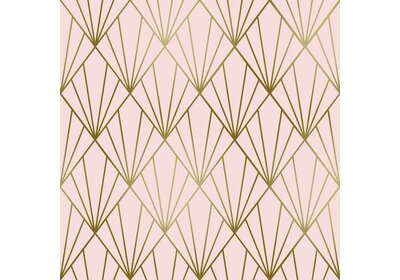 Metallic Kadopapier Diamant dessin per rol á  100 meter