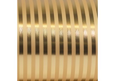 Metallic Kadopapier Streep dessin op rol á  100 meter